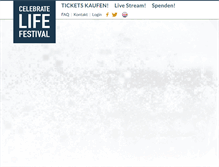 Tablet Screenshot of celebrate-life.info